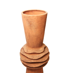 Wazon ceramiczny terakota Kwiat Miedziany Rudy 62cm